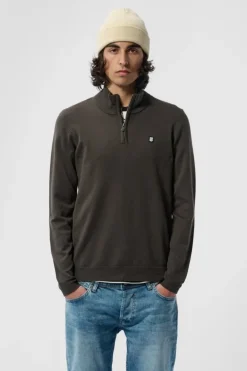 Teddy Smith Pull col zippé P-MARTY 2 RAVEN KAKI RAVENKAKI Cheap