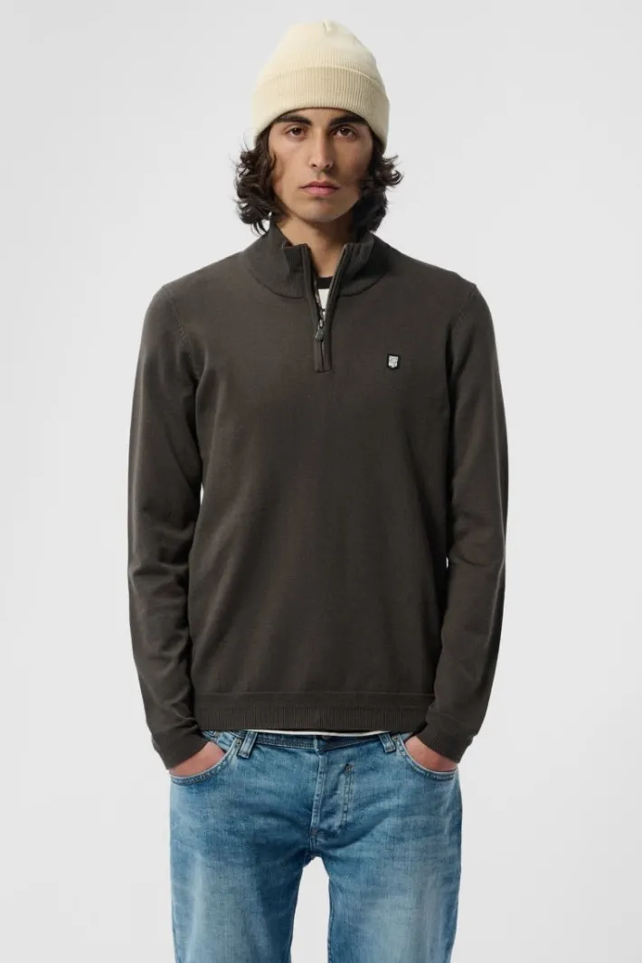 Teddy Smith Pull col zippé P-MARTY 2 RAVEN KAKI RAVENKAKI Cheap