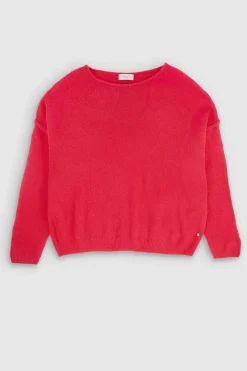 Teddy Smith Pull doux et souple col bateau P-PEPITA JAFFY PINK JAFFYPINK Sale