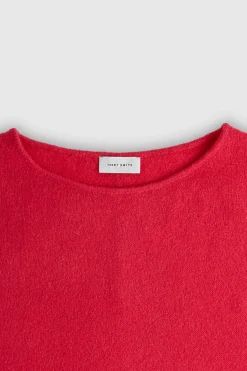 Teddy Smith Pull doux et souple col bateau P-PEPITA JAFFY PINK JAFFYPINK Sale