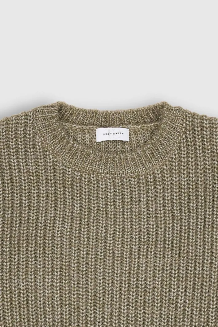 Teddy Smith Pull P-CHLEA TURBULENCE KAKI CHINE TURBULENCEKAKICHINE Cheap