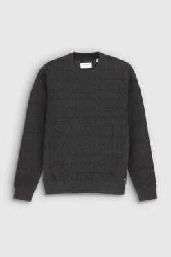 Teddy Smith Pull P-ELMER MELANGE BLACK Hot