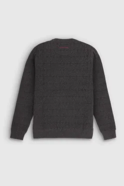 Teddy Smith Pull P-ELMER MELANGE BLACK Hot