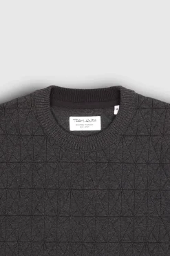 Teddy Smith Pull P-ELMER MELANGE BLACK Hot
