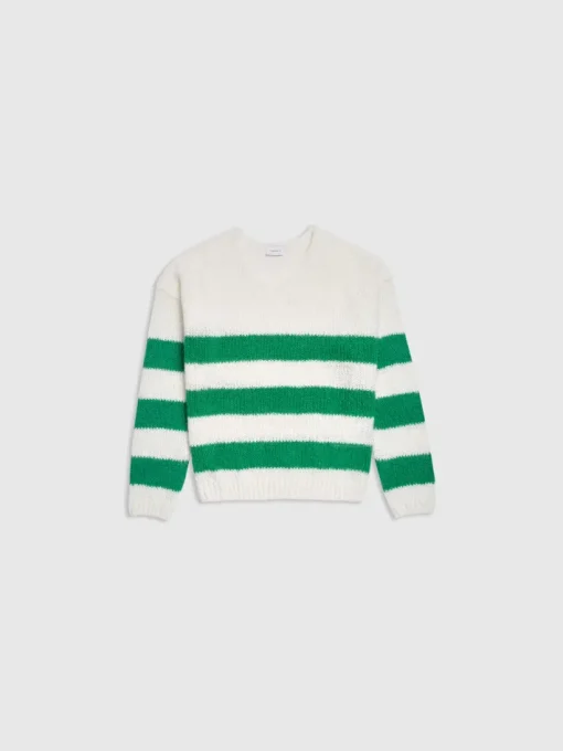 Teddy Smith Pull P-MOLLY STRIPES JR MIDDLE WHITE Discount