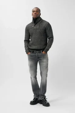 Teddy Smith Pull P-SILVAN MELANGE BLACK MELANGEBLACK Discount