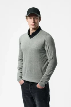 Teddy Smith Pull PULSER 3 GRIS CHINE MOYEN GRISCHINEMOYEN Shop