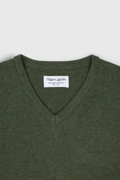 Teddy Smith Pull PULSER 3 MILITARY KAKI MELANGE MILITARYKAKIMELANGE New