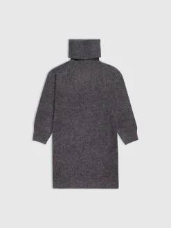 Teddy Smith Robe en maille CORALIE MELANGE BLACK Shop