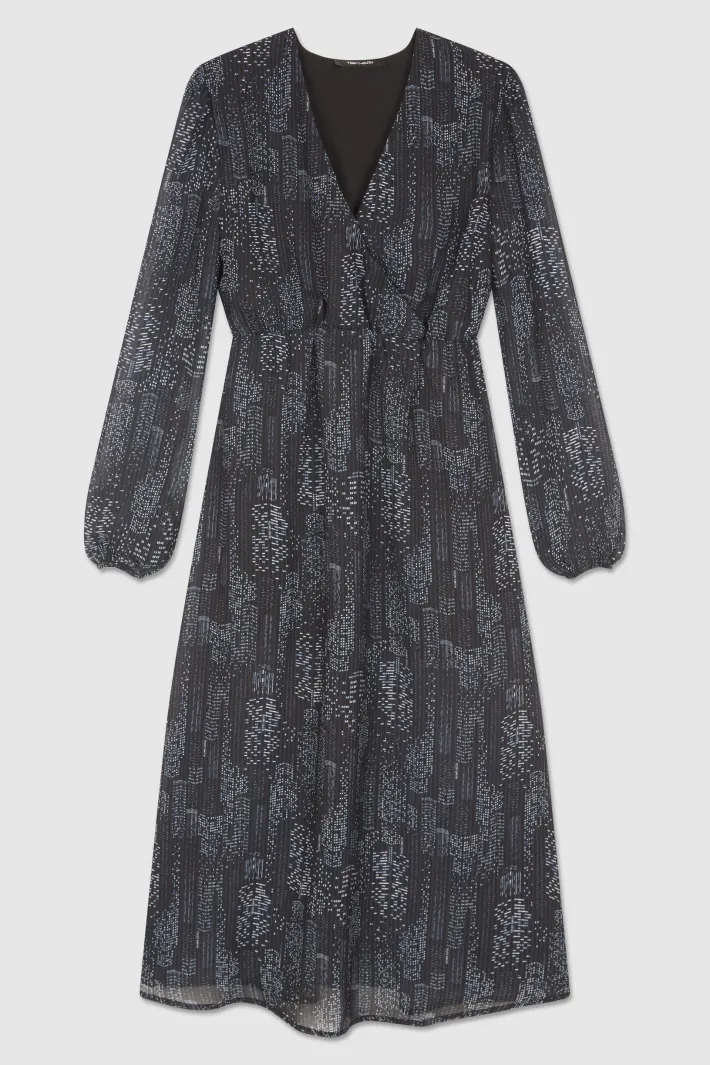 Teddy Smith Robe fluide longue MARISE NOIR Cheap