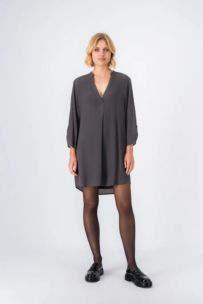 Teddy Smith Robe fluide mi-longue KARY MINERAL KAKI Cheap