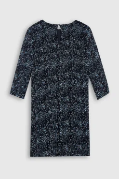 Teddy Smith Robe fluide plissée imprimée fille R-AMELIE JR DARK NAVY/MOTIF 1 DARKNAVY/MOTIF1 Store