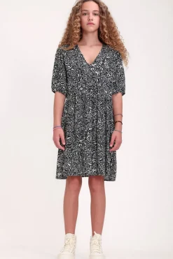 Teddy Smith Robe évasée R-MAEVE JR DARK NAVY PRINT Fashion