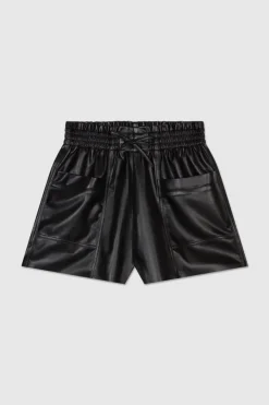 Teddy Smith Short en simili cuir MILO NOIR Shop