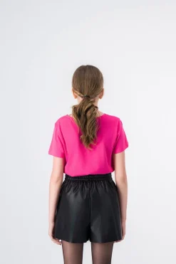 Teddy Smith Short simili cuir MILO JR NOIR Flash Sale
