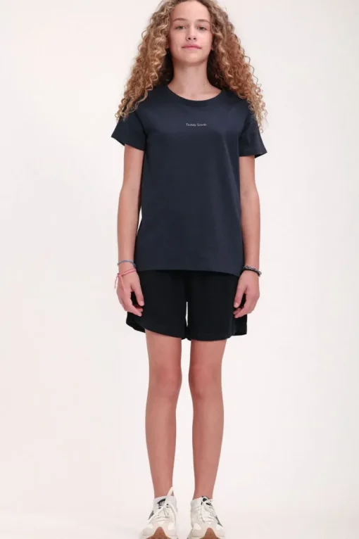 Teddy Smith Short taille élastiquée S-SUZIE JR LINEN TOTAL NAVY TOTALNAVY Fashion