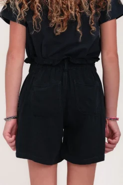 Teddy Smith Short taille élastiquée S-SUZIE JR LINEN TOTAL NAVY TOTALNAVY Fashion