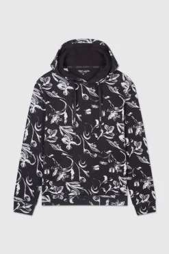 Teddy Smith Sweat à capuche à motif LANE HOODY CHARBON Store