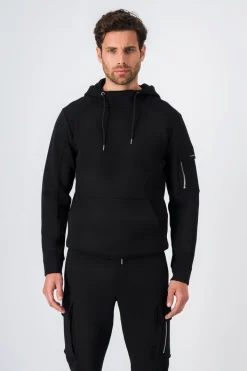 Teddy Smith Sweat à capuche DRIVE HOODY CHARBON Clearance