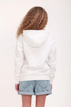 Teddy Smith Sweat à capuche NEW SOLY JR MIDDLE WHITE/PRINT Outlet