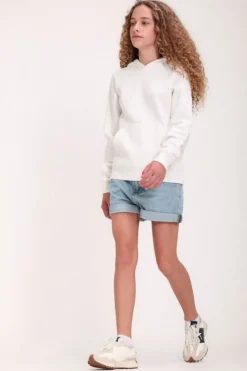 Teddy Smith Sweat à capuche NEW SOLY JR MIDDLE WHITE/PRINT Outlet