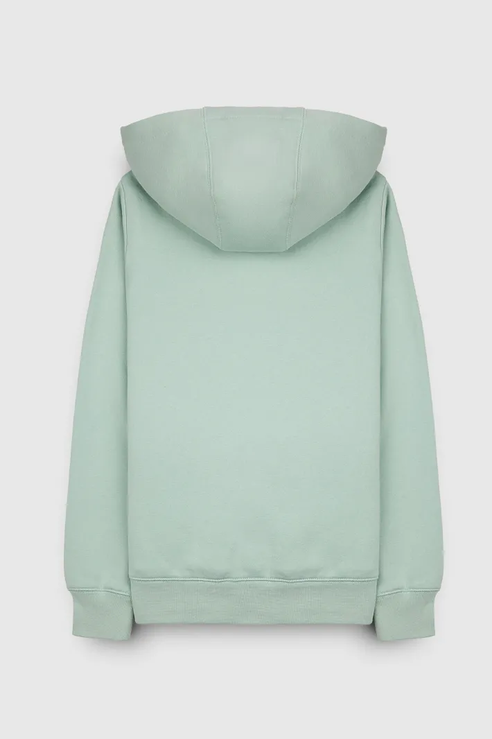 Teddy Smith Sweat à capuche NEW SOLY JR STONE MINT STONEMINT Discount