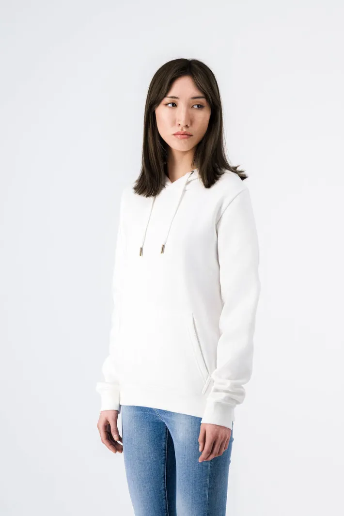 Teddy Smith Sweat à capuche NEW SOLY MIDDLE WHITE/PRINT 1 Cheap