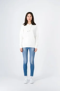 Teddy Smith Sweat à capuche NEW SOLY MIDDLE WHITE/PRINT 1 Cheap