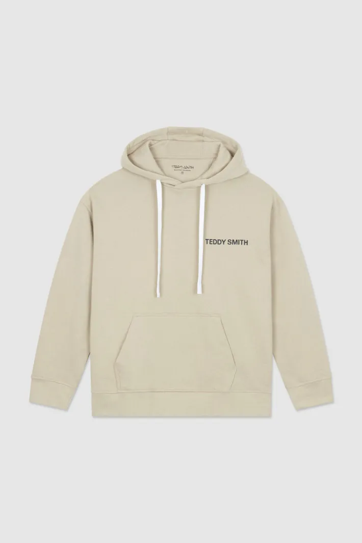 Teddy Smith Sweat à capuche REQUIRED HOODY BEIGE STONE BEIGESTONE Store