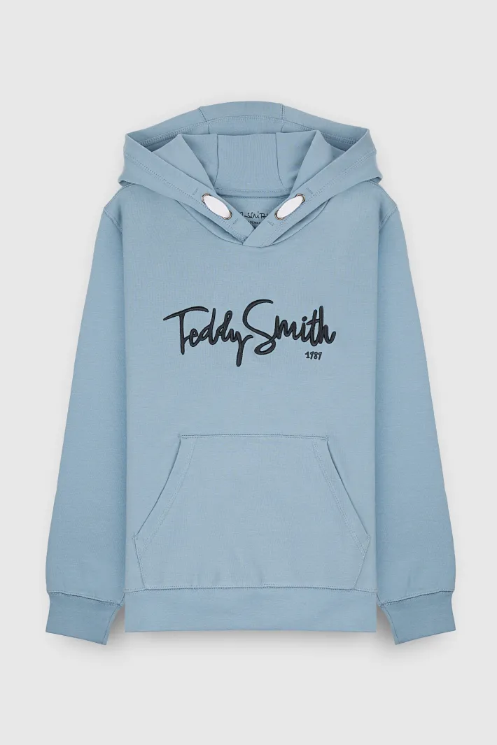 Teddy Smith Sweat à capuche S-EVRY HOODY JR AZUR Sale