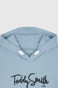 Teddy Smith Sweat à capuche S-EVRY HOODY JR AZUR Sale