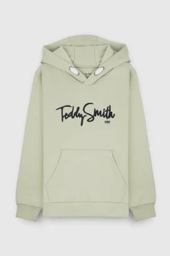 Teddy Smith Sweat à capuche S-EVRY HOODY JR VERT SAUGE VERTSAUGE Discount