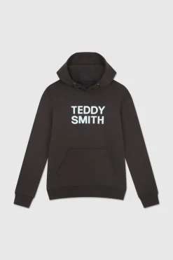 Teddy Smith Sweat à capuche SICLASS HOODY JR CHARBON/CONTRAST 2 CHARBON/CONTRAST2 New