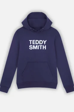 Teddy Smith Sweat à capuche SICLASS HOODY JR TOTAL NAVY TOTALNAVY Store