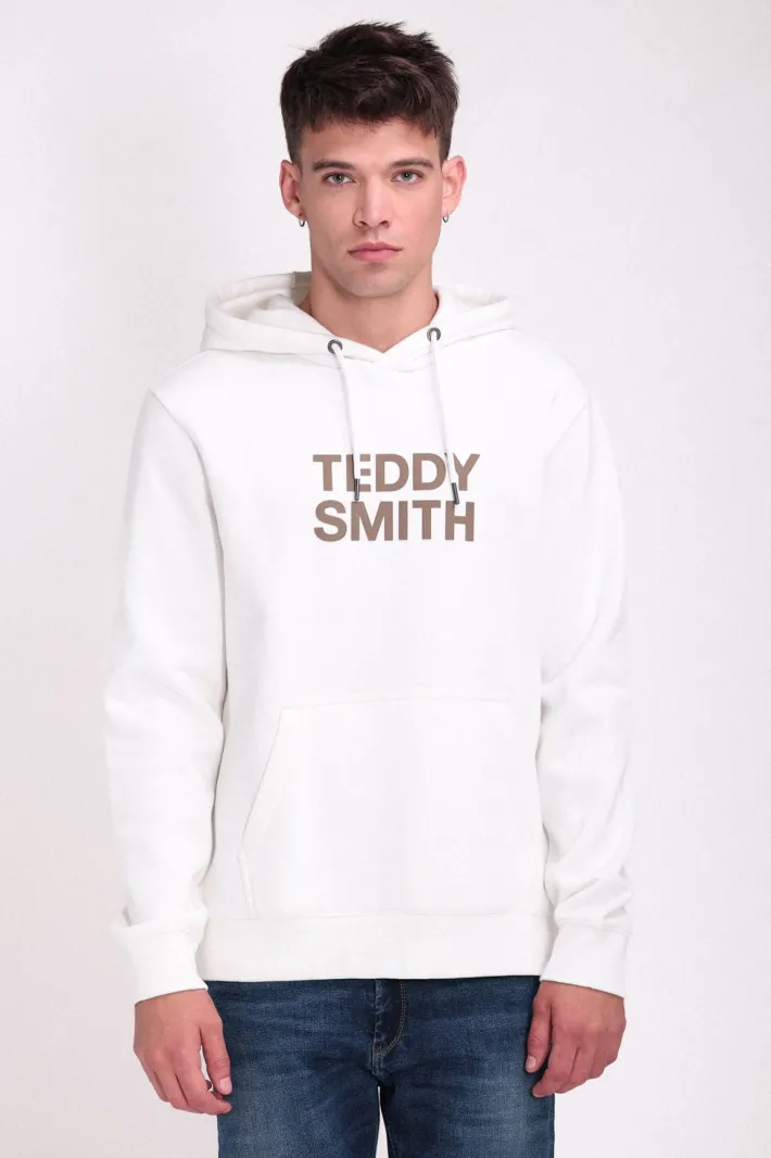 Teddy Smith Sweat à capuche SICLASS HOODY MIDDLE WHITE MIDDLEWHITE Store