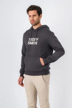 Teddy Smith Sweat à capuche SICLASS HOODY MINERAL KAKI MINERALKAKI Cheap