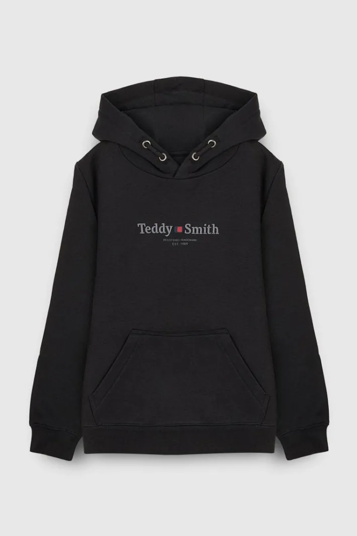 Teddy Smith Sweat à capuche S-JIM HOODY JR CHARBON Shop