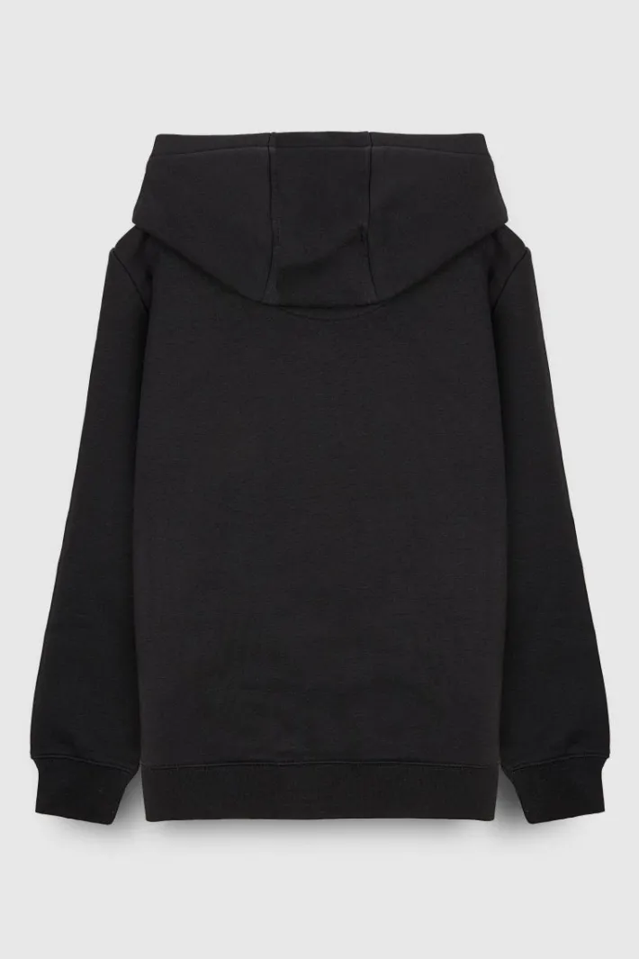 Teddy Smith Sweat à capuche S-JIM HOODY JR CHARBON Shop
