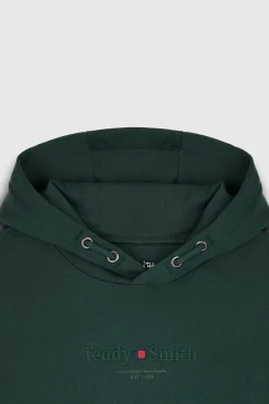 Teddy Smith Sweat à capuche S-JIM HOODY JR VERT SCARABE VERTSCARABE Best