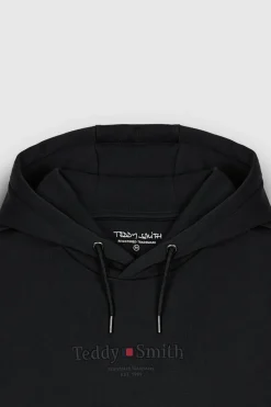 Teddy Smith Sweat à capuche S-JIM HOODY CHARBON Discount