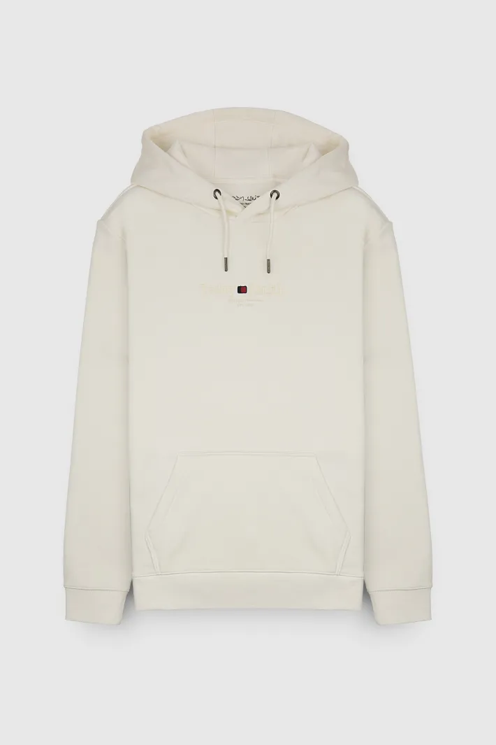 Teddy Smith Sweat à capuche S-JIM HOODY MIDDLE WHITE MIDDLEWHITE Shop