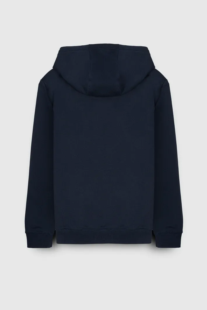 Teddy Smith Sweat à capuche S-JIM HOODY TOTAL NAVY TOTALNAVY Hot