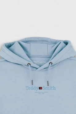 Teddy Smith Sweat à capuche S-JIM HOODY BLEU ECUME BLEUECUME Fashion