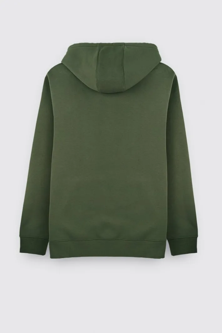 Teddy Smith Sweat à capuche S-JIM HOODY MILITARY KAKI MILITARYKAKI Online