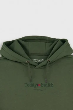 Teddy Smith Sweat à capuche S-JIM HOODY MILITARY KAKI MILITARYKAKI Online