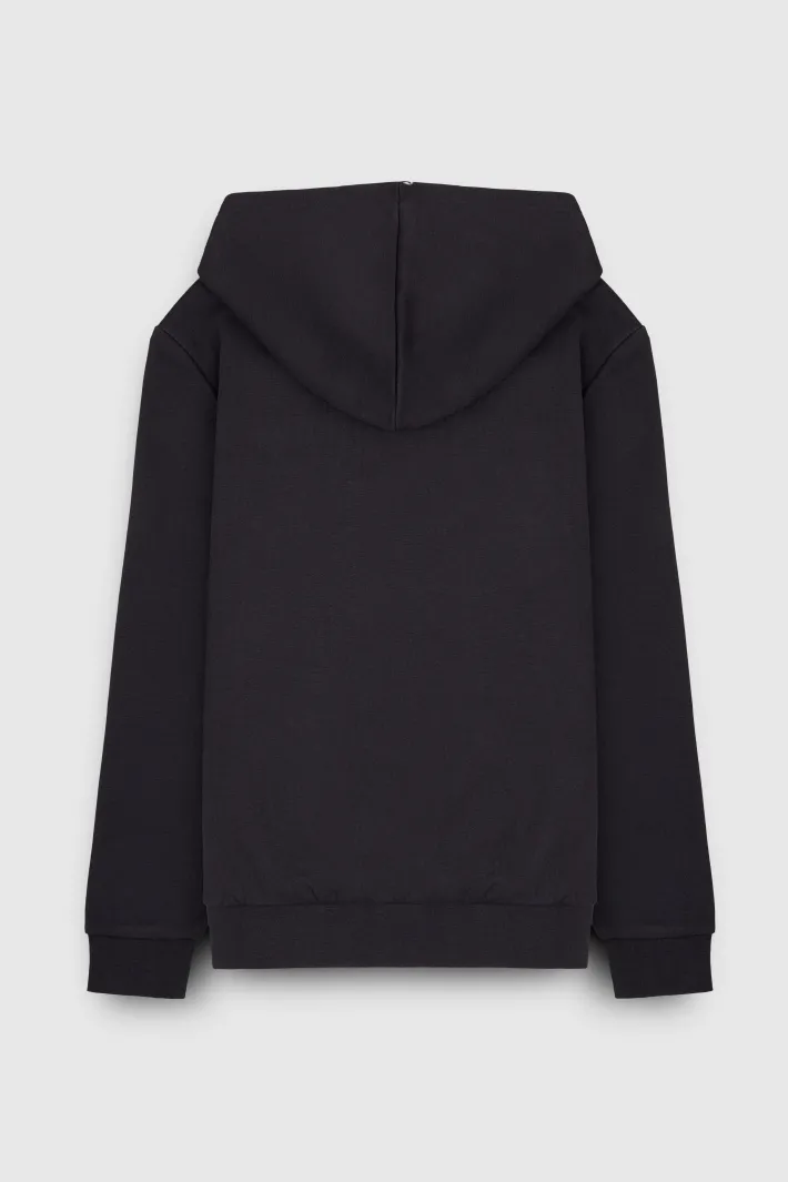 Teddy Smith Sweat à capuche S-NARK HOODY JR DARK NAVY DARKNAVY Flash Sale