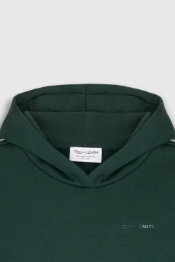Teddy Smith Sweat à capuche S-NARK HOODY JR VERT SCARABE VERTSCARABE Store
