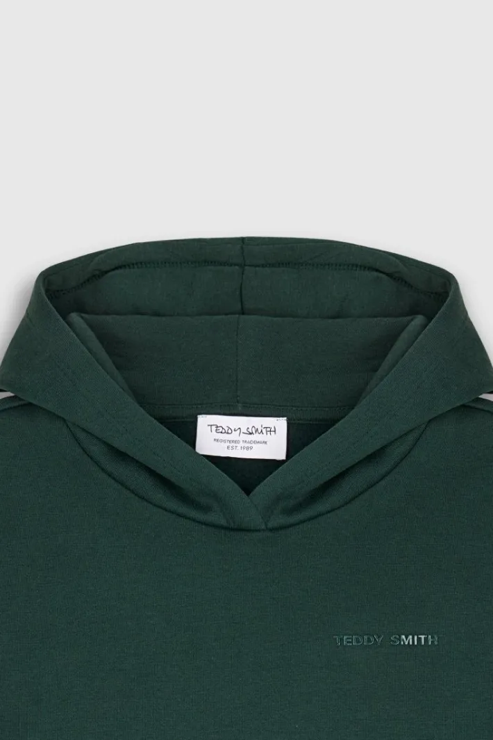 Teddy Smith Sweat à capuche S-NARK HOODY JR VERT SCARABE VERTSCARABE Store