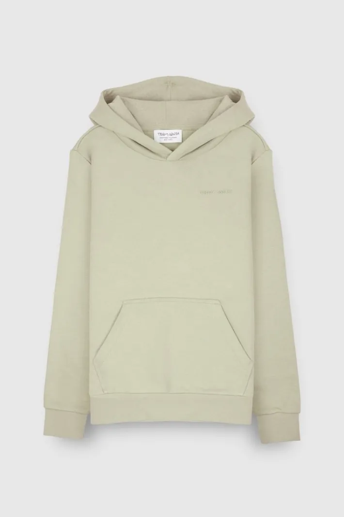 Teddy Smith Sweat à capuche S-NARK HOODY JR VERT SAUGE VERTSAUGE Clearance