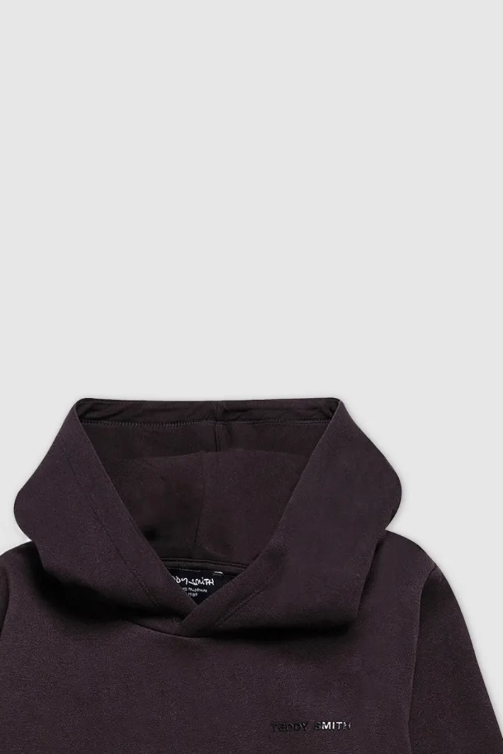 Teddy Smith Sweat à capuche S-NARK HOODY JR 1 CHARBON Fashion